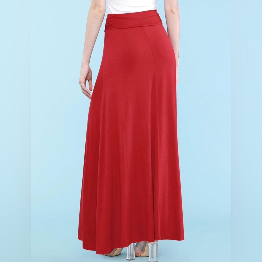 Women's Solid Basic Lightweight Floor Length Flar… - image 5